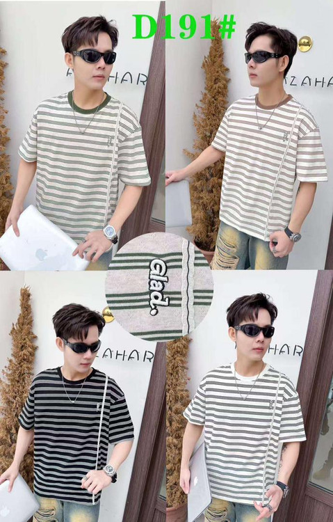 تیشرت استین کوتاه راه راه